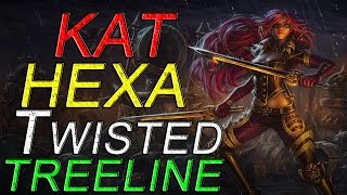 Katarina Hexakill (Twisted Treeline) - League of legends Top pro epic Plays random lol Hexa moments