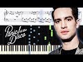 Panic! At The Disco - High Hopes - Piano Tutorial + SHEETS