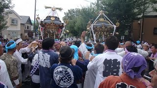 ２０１８茅ヶ崎 円蔵神明大神宮 例大祭 下赤羽根とコラボ