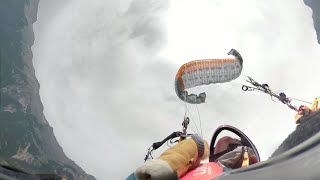 Paragliding safety training: crazy chicken \u0026 negative spin on Advance Sigma 10