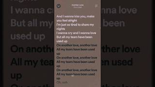 Tom Odell: Another Love (Speed Up) | #Lyrics