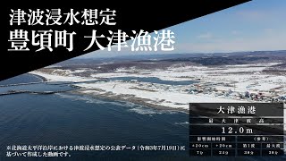 超巨大地震の備え～豊頃・大津編～　想定津波動画