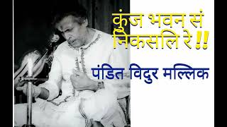 कुंज भवन सँ निकसलि रे  | पंडित विदुर मल्लिक जी | विद्यापति गीत #music #viralvideo #dhrupad#विद्यापति