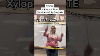 Have you played this? #band #banddirector #middleschoolband #sneakattack #musiceducation