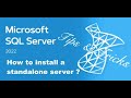 SQL Server 2022 Standard Tips & Tricks - Basic install with features