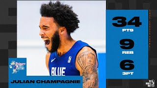 Julian Champagnie EXPLODES For 34 PTS, 9 REB \u0026 6 3PT In Crazy Win Over Celtics