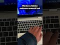 Windows has a hidden malware removal tool |  #shorts #trending #mrt #malware