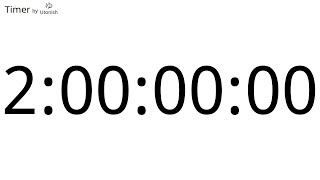 2 Day Countup Timer