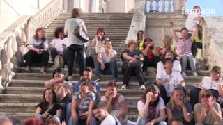 Roma, sit-in Campidoglio dei lavoratori delle municipalizzate