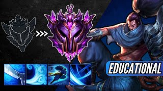 EDUCATIONAL Unranked to Master on Yasuo - Wild Rift