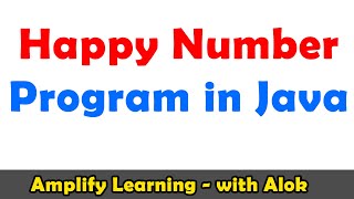 Happy number program in Java | ICSE ISC Computer