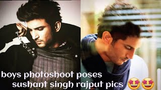 boys photoshoot poses with sushant singh rajput pics ||Total Bollywood poses ||