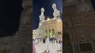 Night view outside Haram Sharif #ytshorts #youtubeshorts #ytshorts #muslimah #ilovemakkah #mecca