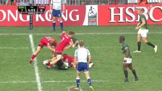 2017 Hong Kong 7s South Africa vs Canada 1st half (Day 2)