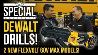 New Dewalt FlexVolt 60V MAX Drills: Mixer DCD130 + In-Line Stud/Joist DCD470