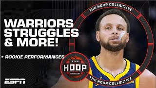 Warriors are STRUGGLING + the BEST Rookie performances so far | The Hoop Collective