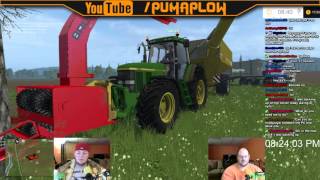 Twitch Stream: Farming Simulator 15 PC Sosnovka Map 10/31/15 Part 2