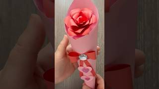 Beautiful Rose Bouquet for your love❤️💐✨ RED ROSE ❤️🌹 #craft #flowers #viralshorts