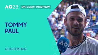 Tommy Paul On-Court Interview | Australian Open 2023 Quarterfinal