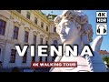 VIENNA AUSTRIA 🇦🇹 Walking Tour | ▶3hrs | Center to Belvedere [4K/60fps, Immersive Sound, Captions]