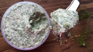 旬のハーブの保存に♪フレッシュな香りを長く楽しむフェンネルバターの作り方　How to make Herb butter