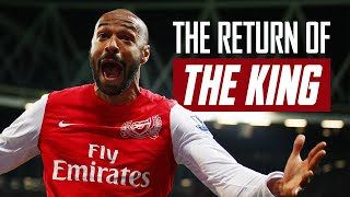 👑 The story of Thierry Henry's emotional return to Arsenal in 2012