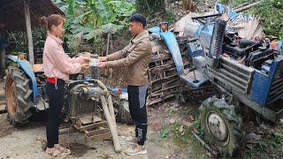 Genius Girl Restoration Yanmar tractor machinery after many years of abandonment - Start to Finish