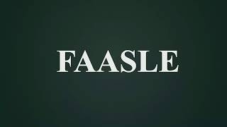 FAASLE the short movie