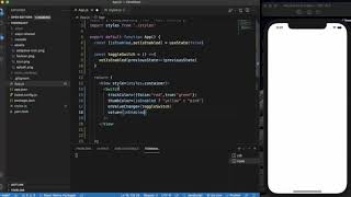 React Native Tutorial 24 - React Native Switch
