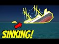 ROBLOX: What happens when a SHIP is HIT BY A TORPEDO???!!! | Board the Titanic