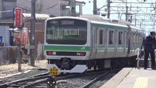 【Ｅ２３１系マト１２９が機器更新を終えＮＮから自走で出場】