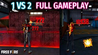 LONE WOLF MODE ( 1 VS 2 Pro ) Full Gameplay- Garena Free Fire