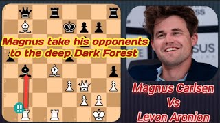 Magnus Carlsen vs Levon Aronion ll Great game of Magnus ll e8 Black King