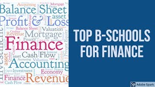 Top Business Schools for Finance
