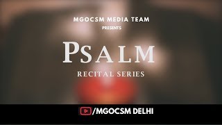 Psalm Recital | Abraham Simon