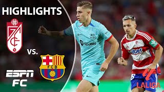 🚨 ABSOLUTE THRILLER 🚨 Barcelona vs. Granada | LALIGA Highlights | ESPN FC