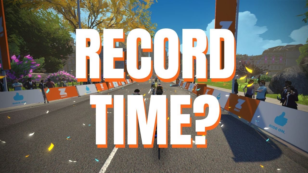 The Fastest Zwift Race Ever Youtube