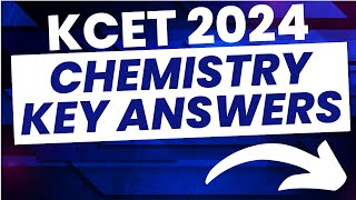 KCET 2024 CHEMISTRY TENTATIVE KEY ANSWERS