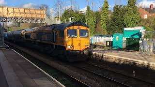 GBRf 66708 Jayne climbs through Hawarden with the Penyffordd to Avonmouth Cements 01-03-2023 #train