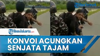 Viral Video Gerombolan Remaja di Serang Konvoi Acungkan Senjata Tajam di Jalanan, Warga Resah