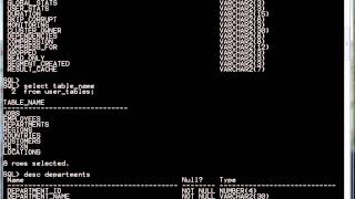 Oracle Tutorial | Oracle SQL Data Dictionary