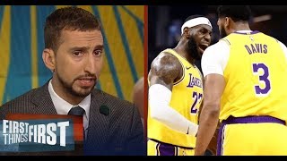 First Things First - Nick Wright Make Sure LeBron, Lakers is the Best team in NBA