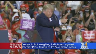 Mass. voters weigh indictment against Trump as 2024 election nears