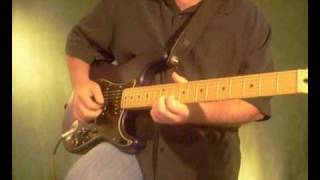 Power In The Blood country gospel guitar solo in G played on a strat