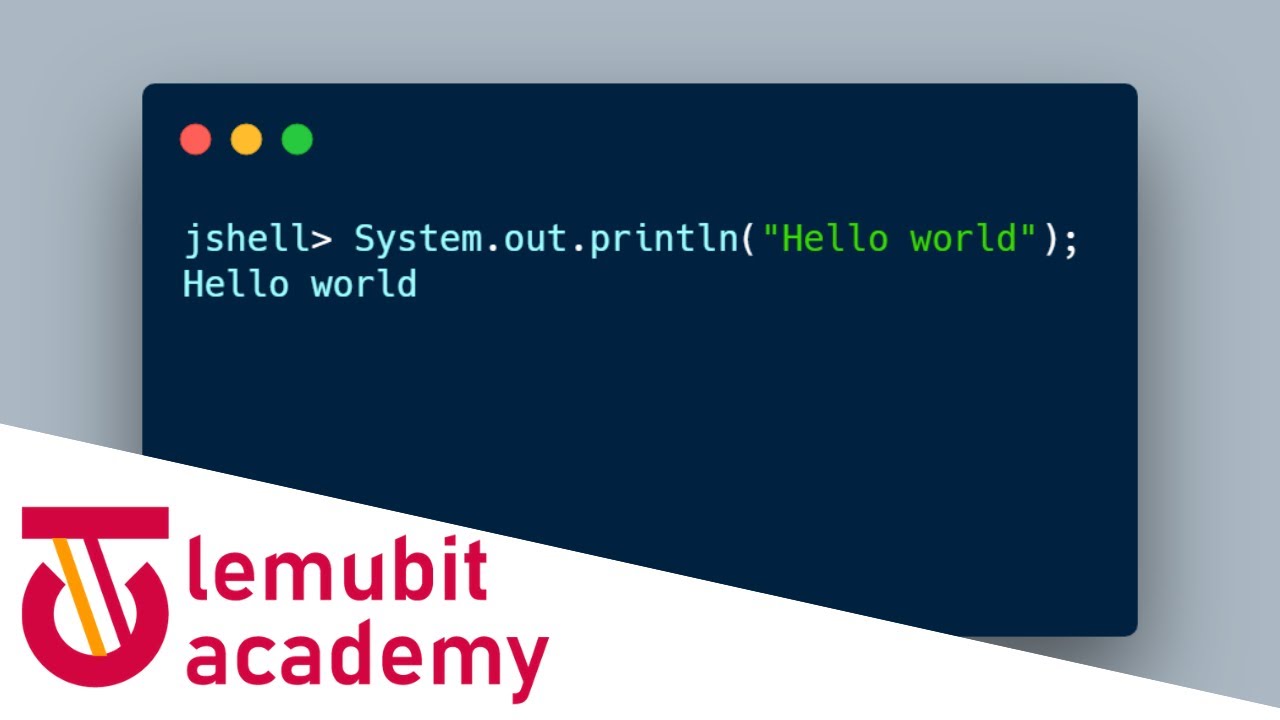 Using Java Jshell Tool Youtube