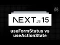 Next.js 15 Tutorial - 78 - useFormStatus vs useActionState