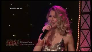 Marina Caró en el programa de \