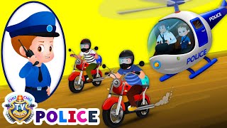 The Helicopter Chase & Saving Pet Animals - Narrative Story - ChuChu TV Police Fun Cartoons for Kids