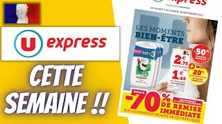 📢 U EXPRESS catalogue du 7 au 18 septembre 2021 | Arrivage | FRANCE