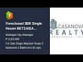 foreclosed 3br single house betzaida village for sale in batangas city